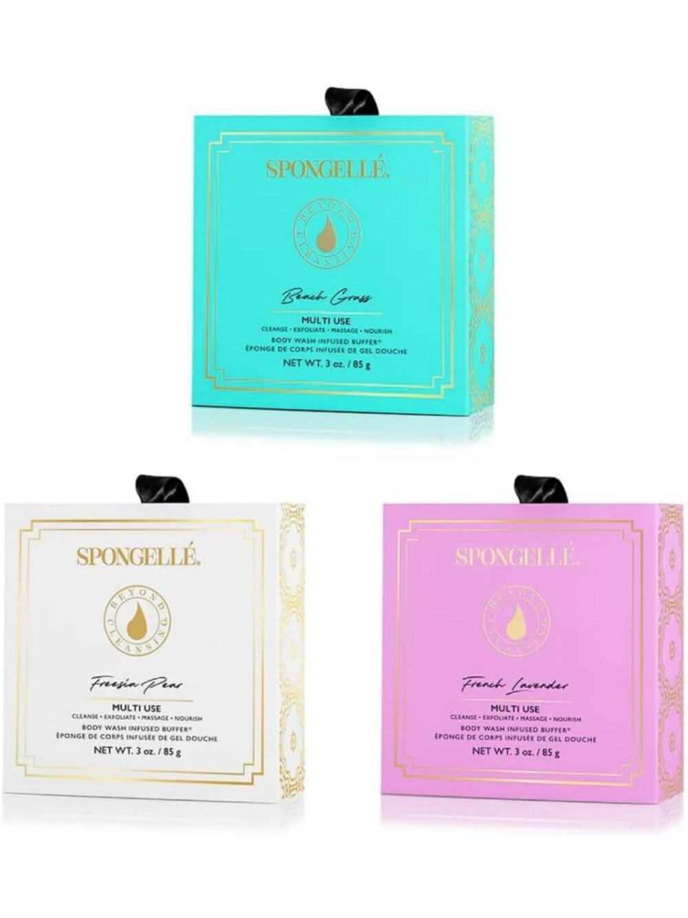 Luxurious Bath Sponge Set with Built-in Body Wash | Perfect Gift for Her | 14